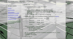 Desktop Screenshot of jyvaskylannyrkkeilijat.info